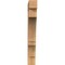 Ekena Millwork Balboa Block Smooth Bracket, Western Red Cedar, 5 1/2"W x 34"D x 46"H BKT06X34X46BOA05SWR - alternate 4